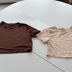 Kids Brown and Cream T-Shirts size 11Y